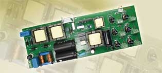 圖2：200W LED照明係統的電源方案原型