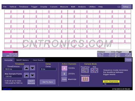 圖四  順序模式設置界麵實例