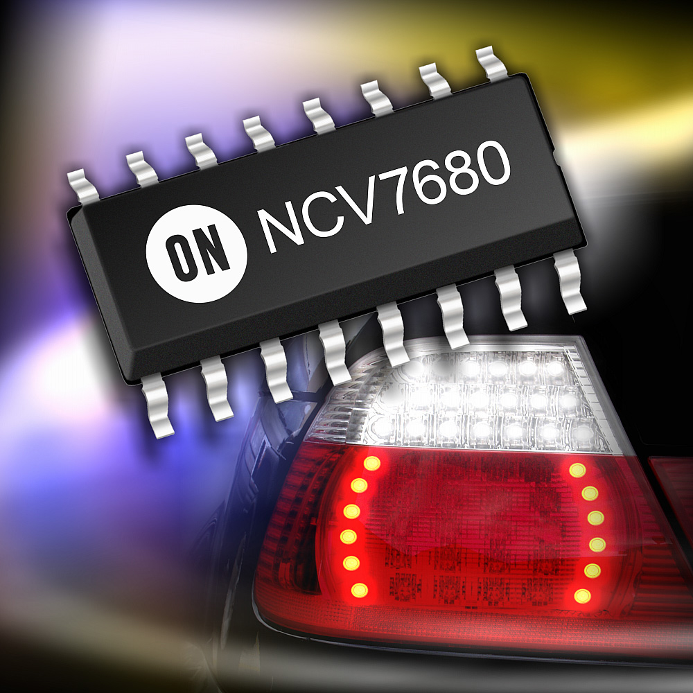 安森美半導體(ON Semiconductor)推出新的線性穩流及控製器NCV7680