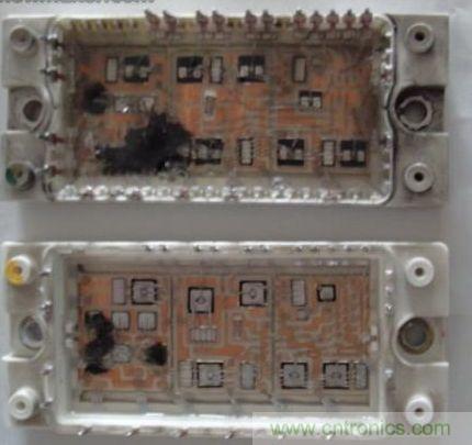 圖1：歐派克和英飛淩的模塊拆解