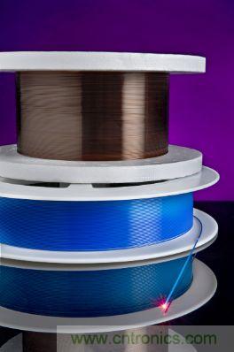 圖題：低氫氧基(low-OH)純矽石內芯的寬光譜光纖