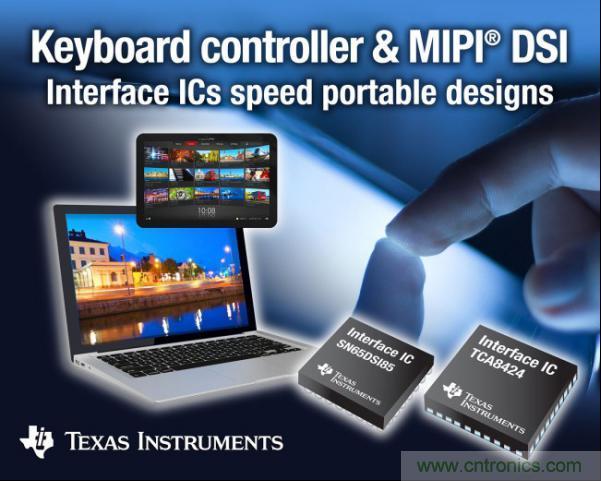 業界首款采用I2C 128鍵鍵盤控製器的人機接口器件
