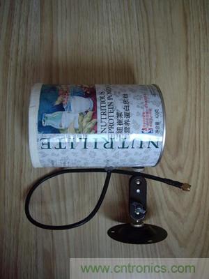 最簡單使用的天線&mdash;&mdash;罐頭天線，可做正饋大鍋饋源！ 