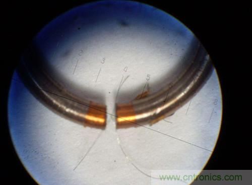 &ldquo;讀數顯微鏡&rdquo;下的繞線電阻