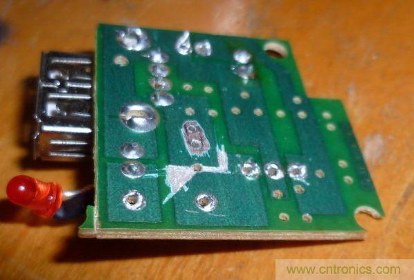 背麵需要改下線路