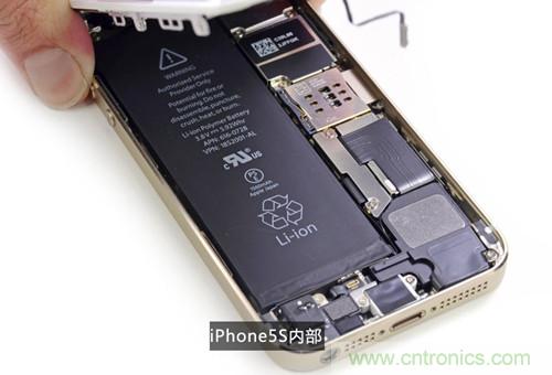 土豪金iPhone 5S拆解：內部結構升級，維修難度增加