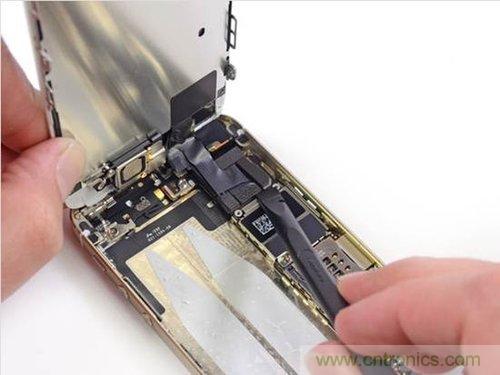 土豪金iPhone 5S拆解：內部結構升級，維修難度增加