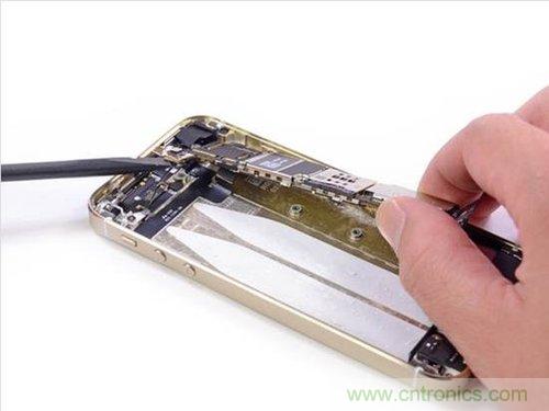 土豪金iPhone 5S拆解：內部結構升級，維修難度增加
