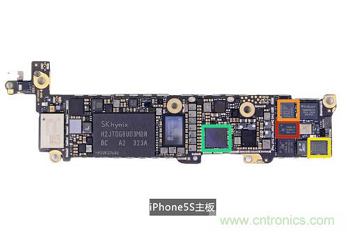 土豪金iPhone 5S拆解：內部結構升級，維修難度增加