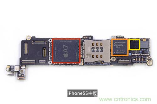 土豪金iPhone 5S拆解：內部結構升級，維修難度增加