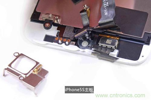 土豪金iPhone 5S拆解：內部結構升級，維修難度增加