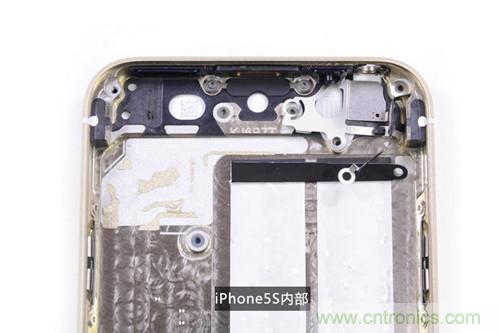 土豪金iPhone 5S拆解：內部結構升級，維修難度增加