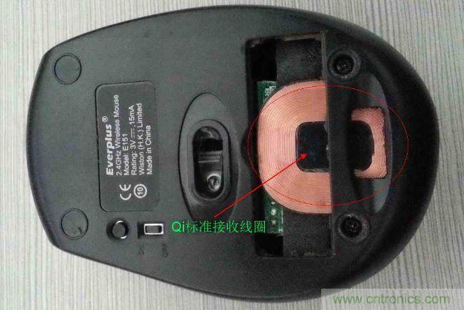 廢物利用，改裝Qi無線充電鼠標