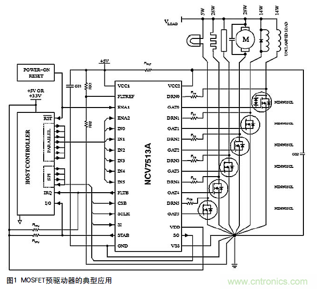 工程師分享：新型預驅動器和MOSFET控製功率負載的解決方案