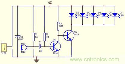 DIY：簡單自製聲控LED旋律燈