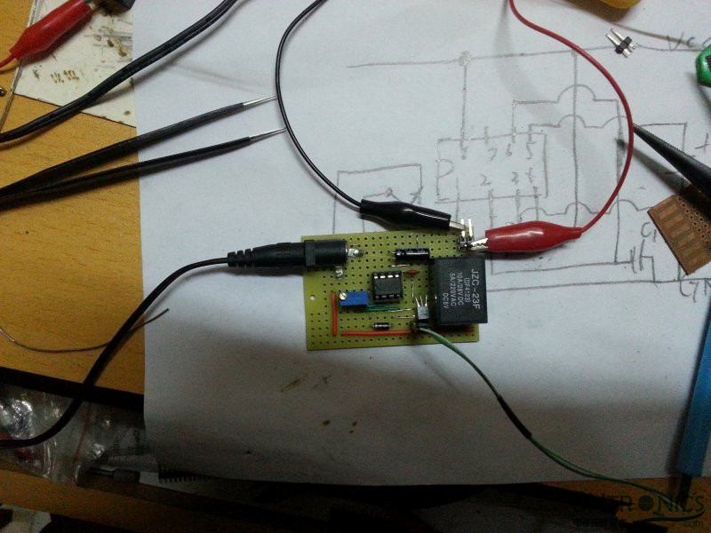 用555芯片製作光控開關