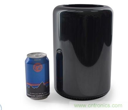 全新Mac Pro真的非常小，這是與易拉罐的對比