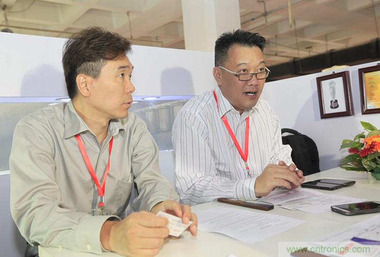 左二，Keystone亞太設計與製造總監Steven Chua