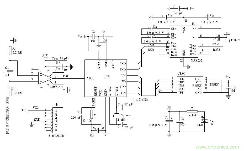 精品解讀：一款虹吸式傳感器降水量采集係統的電路設計