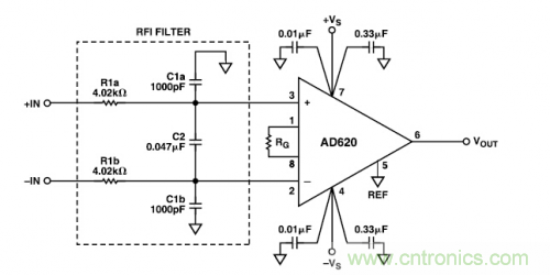 放大電路普及：射頻幹擾整流誤差電路設計