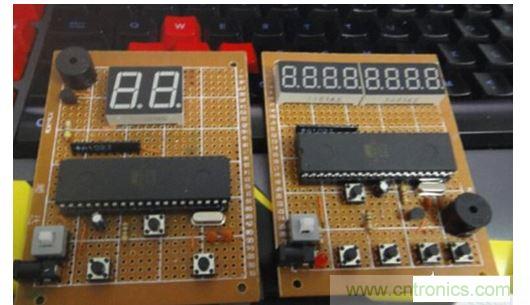 簡易電子時鍾電路圖