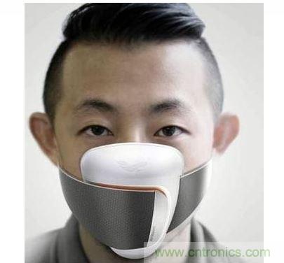 Frog Design 開發了一款可搭配手機應用程序使用的智能口罩概念原型，內建粒子傳感器，能警告使用者何時該戴上口罩