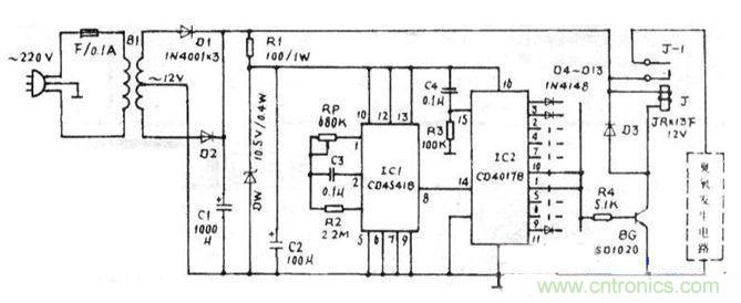 能製造臭氧的空氣清新機的電路設計