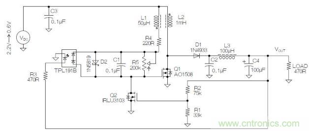 基於MOSFET的焦耳小偷電路