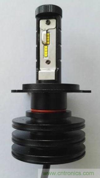 采用2016-LEDs 製造的汽車前大燈燈泡。