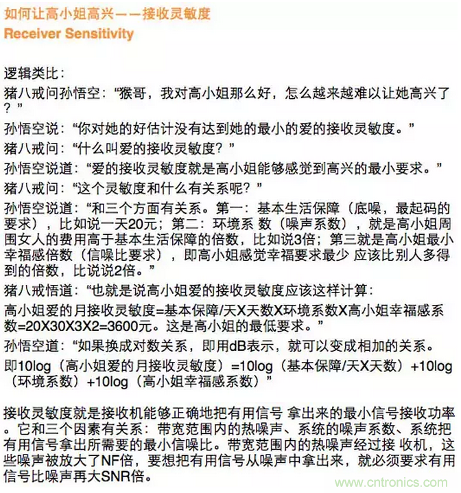 這樣比喻無線通信中的那些專業術語，也是沒誰了