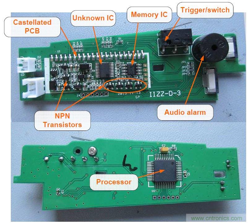 拆解45美元的藍牙無線條碼掃描槍，發現裏麵鏡中有鏡