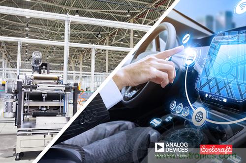 貿澤聯手Analog Devices與Coilcraft推出降噪解決方案，有效抑製汽車和工業應用中的EMI幹擾