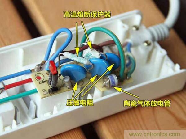 電源插座如何防雷？巧用壓敏電阻&陶瓷氣體放電管