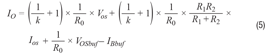高精度、快速建立的大電流源