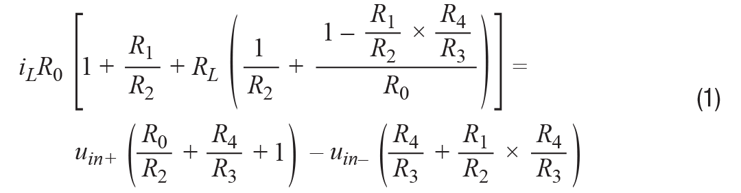 高精度、快速建立的大電流源