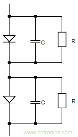 二極管串聯請注意均壓，並聯請注意均流！
