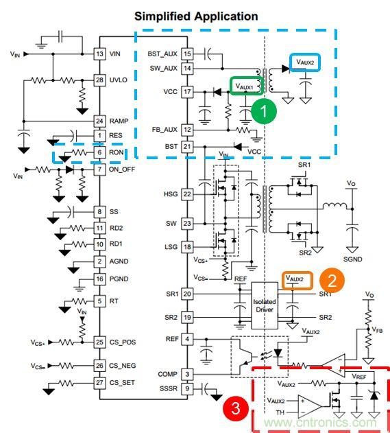 基於LM5036的半橋DC/DC電源