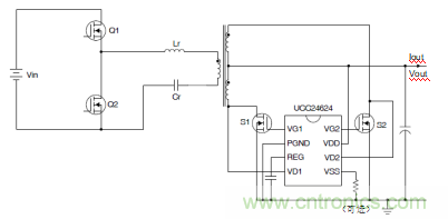 使用UCC24624同步整流器控製器提高LLC諧振轉換器的效率
