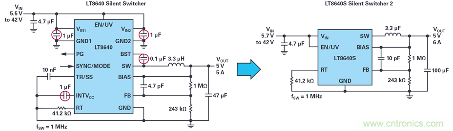 是否可以將低EMI電源安裝到擁擠的電路板上？