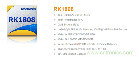 年終案例彙總！2019年瑞芯微AI芯片三大應用場景盤點