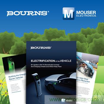 貿澤攜手Bourns推出電子書，解讀電動汽車充電設施相關知識