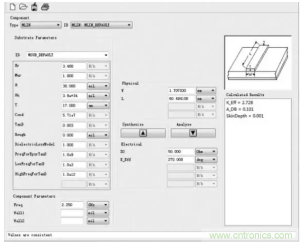 射頻大功率器件TRL校準件的設計與製作