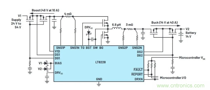 簡化雙電池電源係統，48 V/12 V汽車應用指日可待