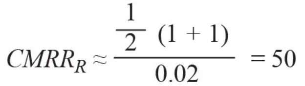 提高差分放大器的共模抑製比，電阻的選擇很關鍵