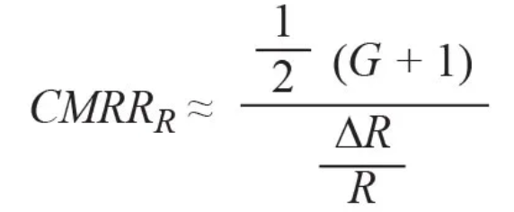 提高差分放大器的共模抑製比，電阻的選擇很關鍵