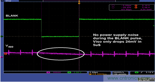 利用isoPower器件屏蔽電源，從而提高精度