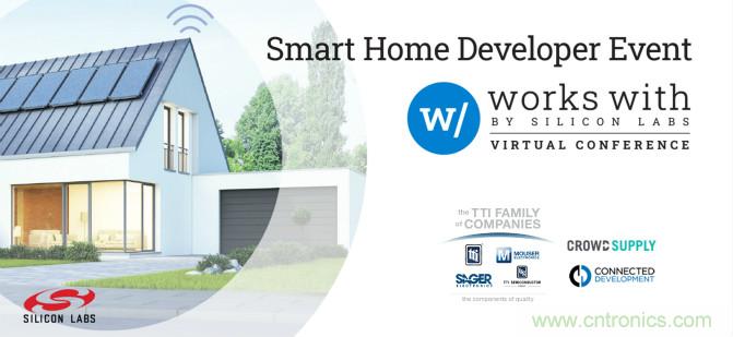 貿澤與TTI旗下公司聯手讚助Silicon Labs的Works With 2020智能家居大會