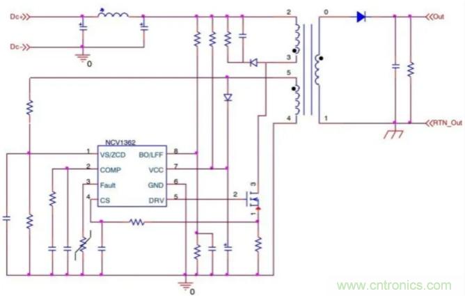 輔助電源方案用於汽車功能電子化