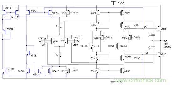 新型Class-AB緩衝放大器，適用於FPD應用