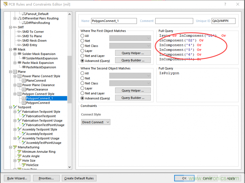 如何引腳接地十字焊盤，過孔完全接地?